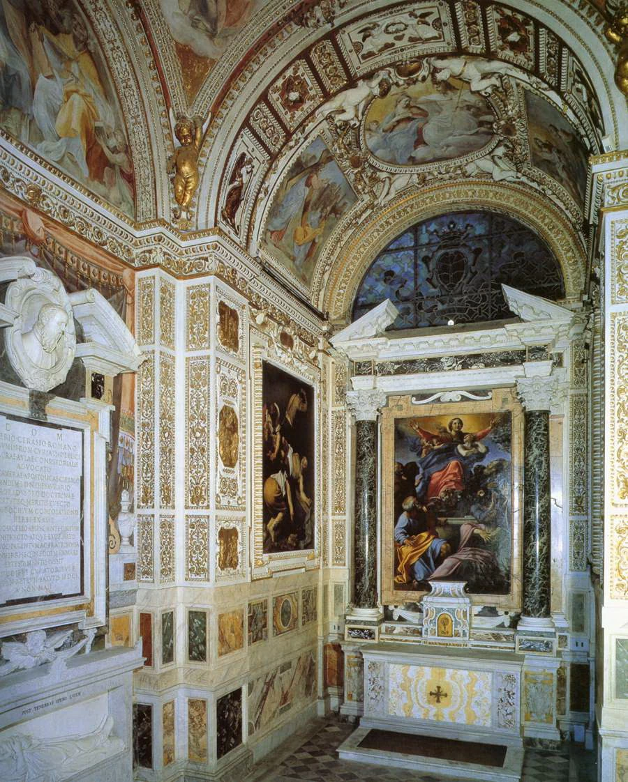 Vista della cappella Cerasi - Santa Maria del Popolo, Rome